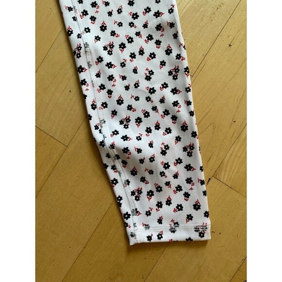 X By Gottex BNWOT "Rachel" Ankle Tights NEW Pull On "Polka Flower" - Picture 2 of 6